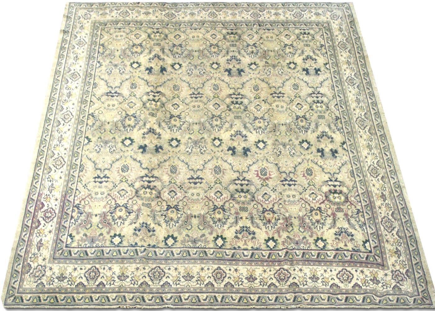 Début du 20ème siècle Ancien tapis turc Oushak - 13'2