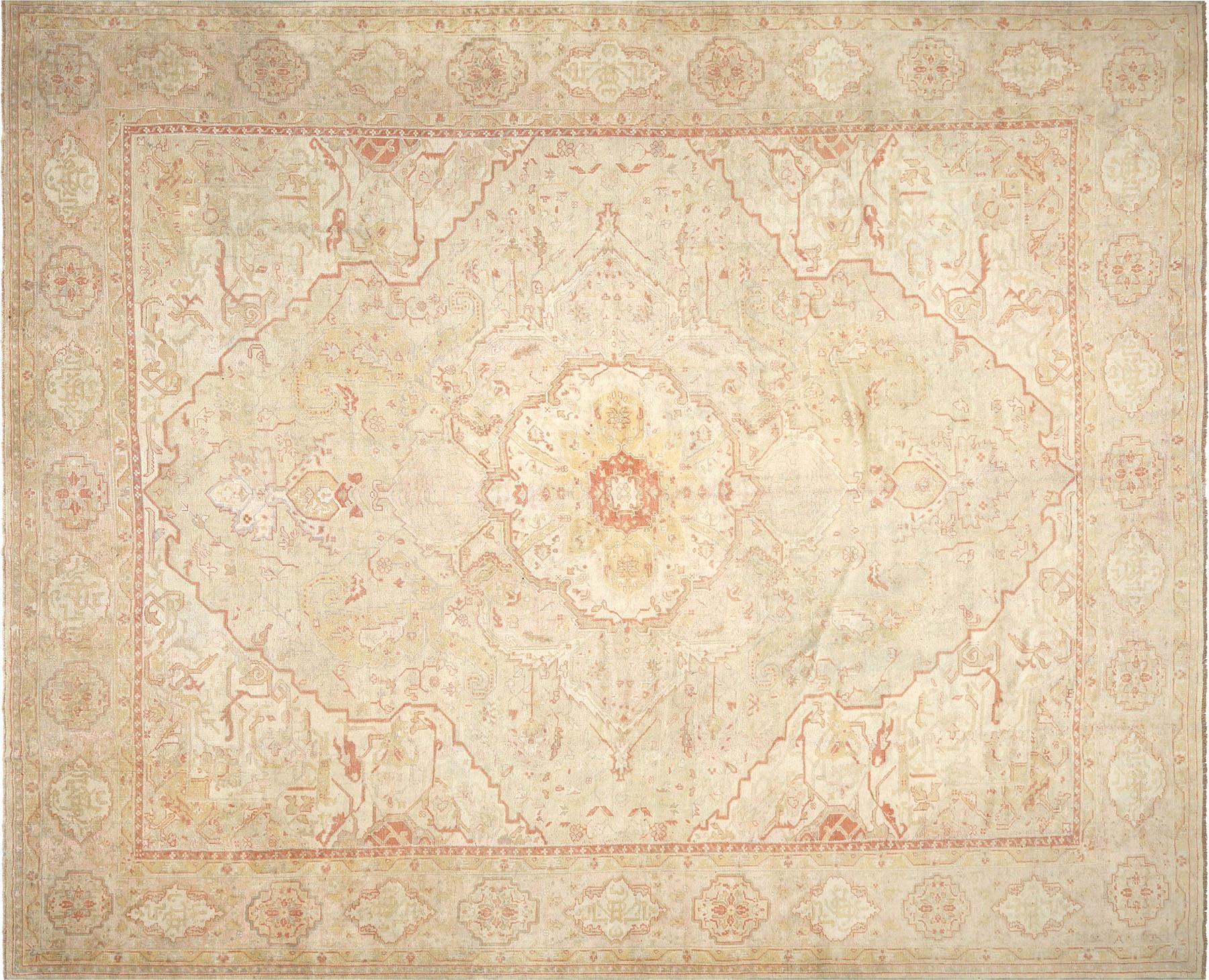 Antique Turkish Oushak Rug - 14'8