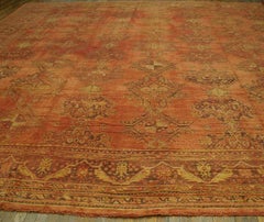 Tapis turc ancien d'Oushak