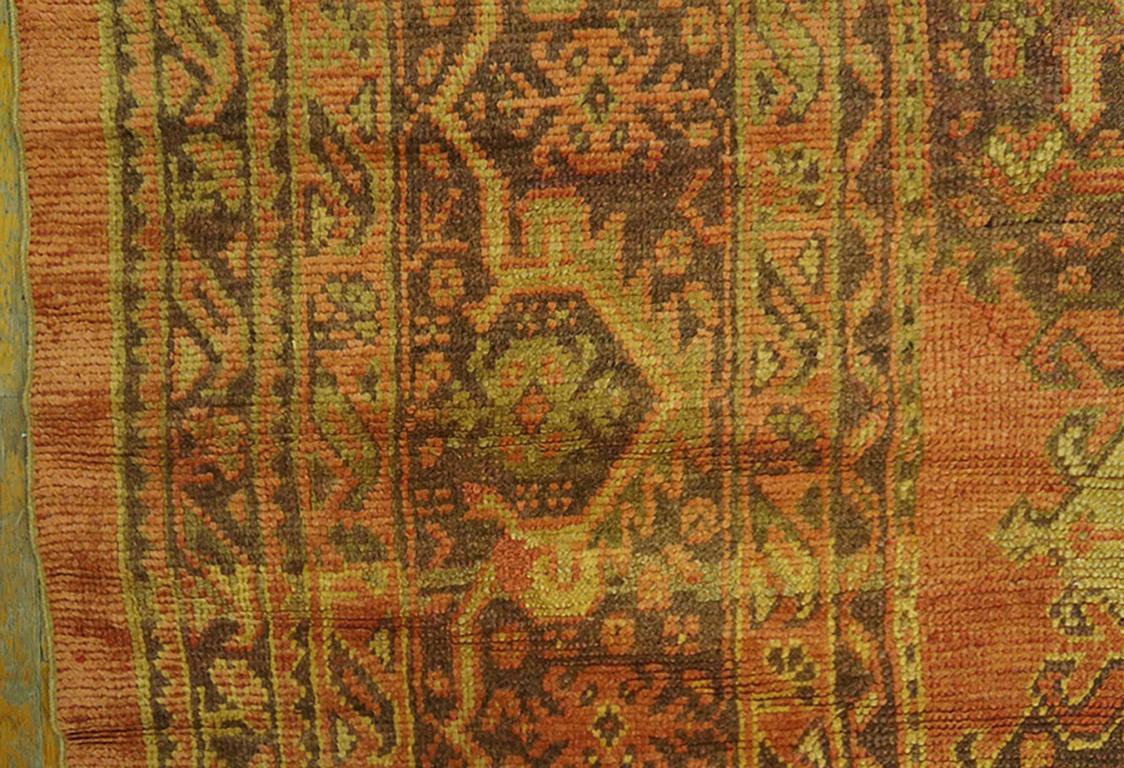 Antiker türkischer Oushak-Teppich (Türkisch) im Angebot