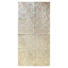 Antique Turkish Oushak Rug, 4'11" x 9'7"