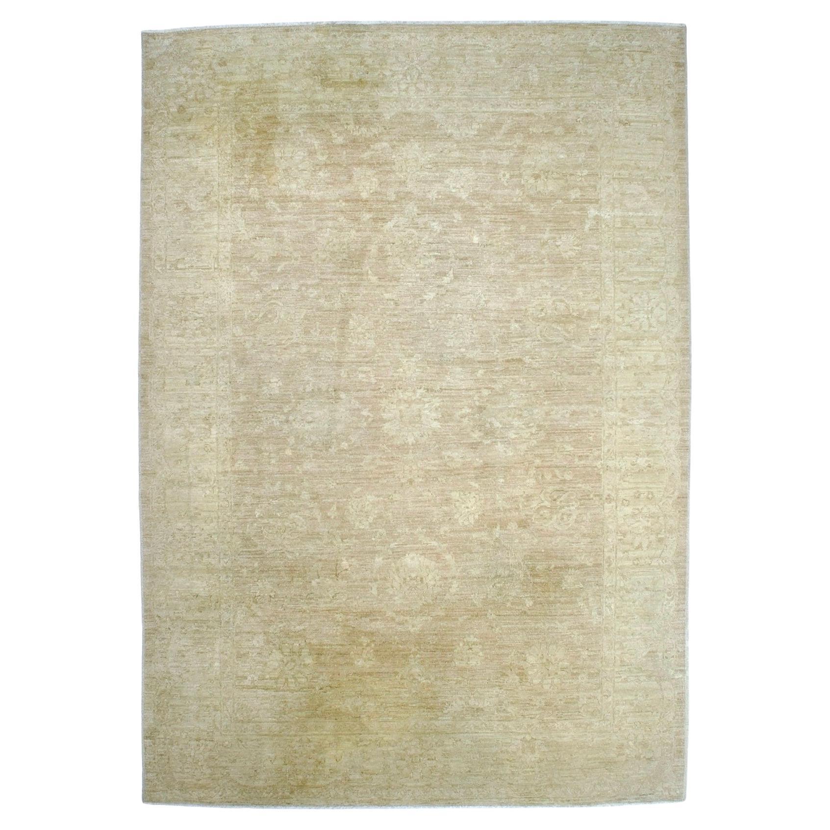 Antique Turkish Oushak Rug 6’0" x 8’8"