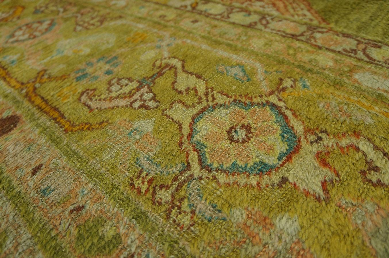 Ancien tapis turc Oushak 7' 8'' x 13' 0'' en vente 5