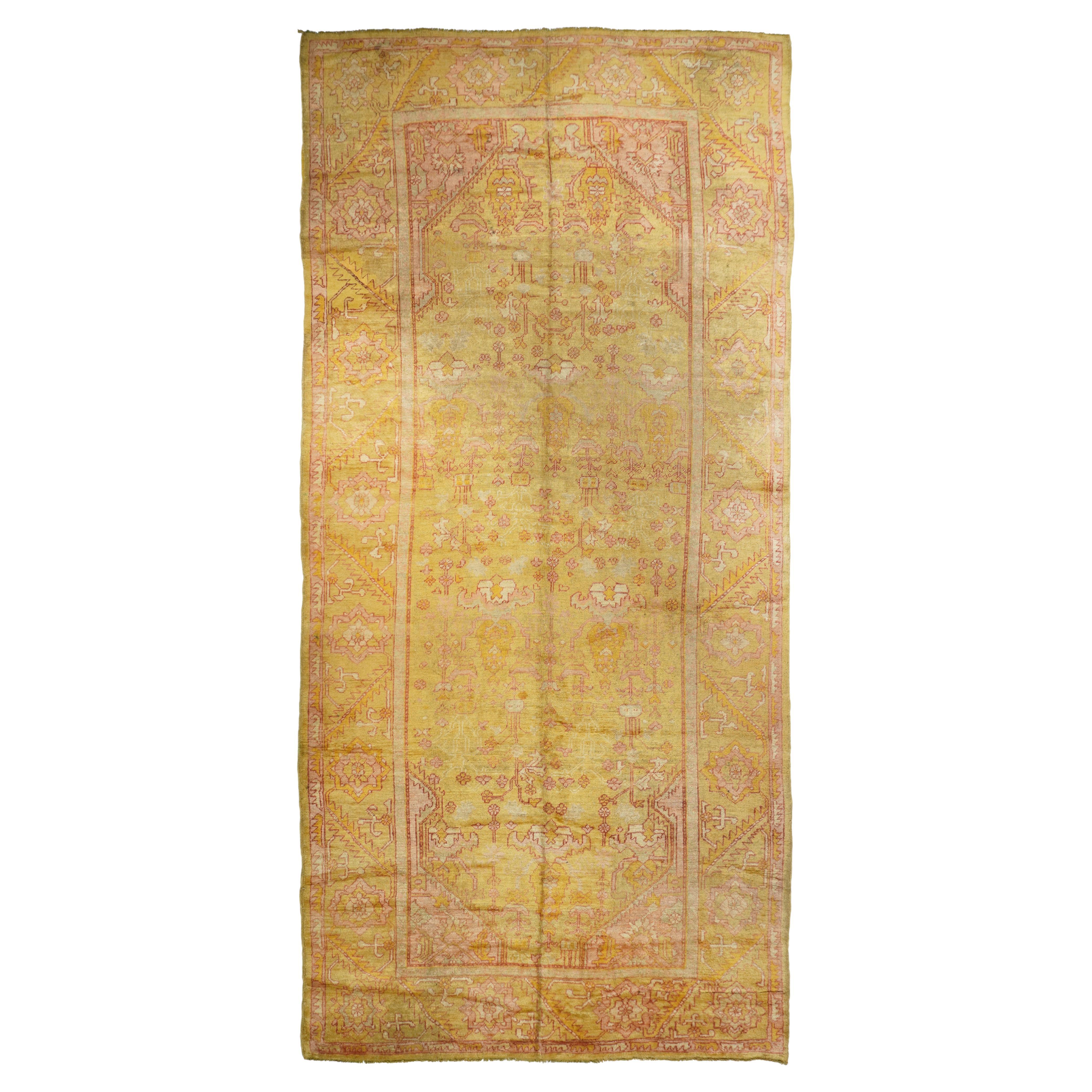 Tapis turc antique Antiquities 7'2 x 14'10" en vente