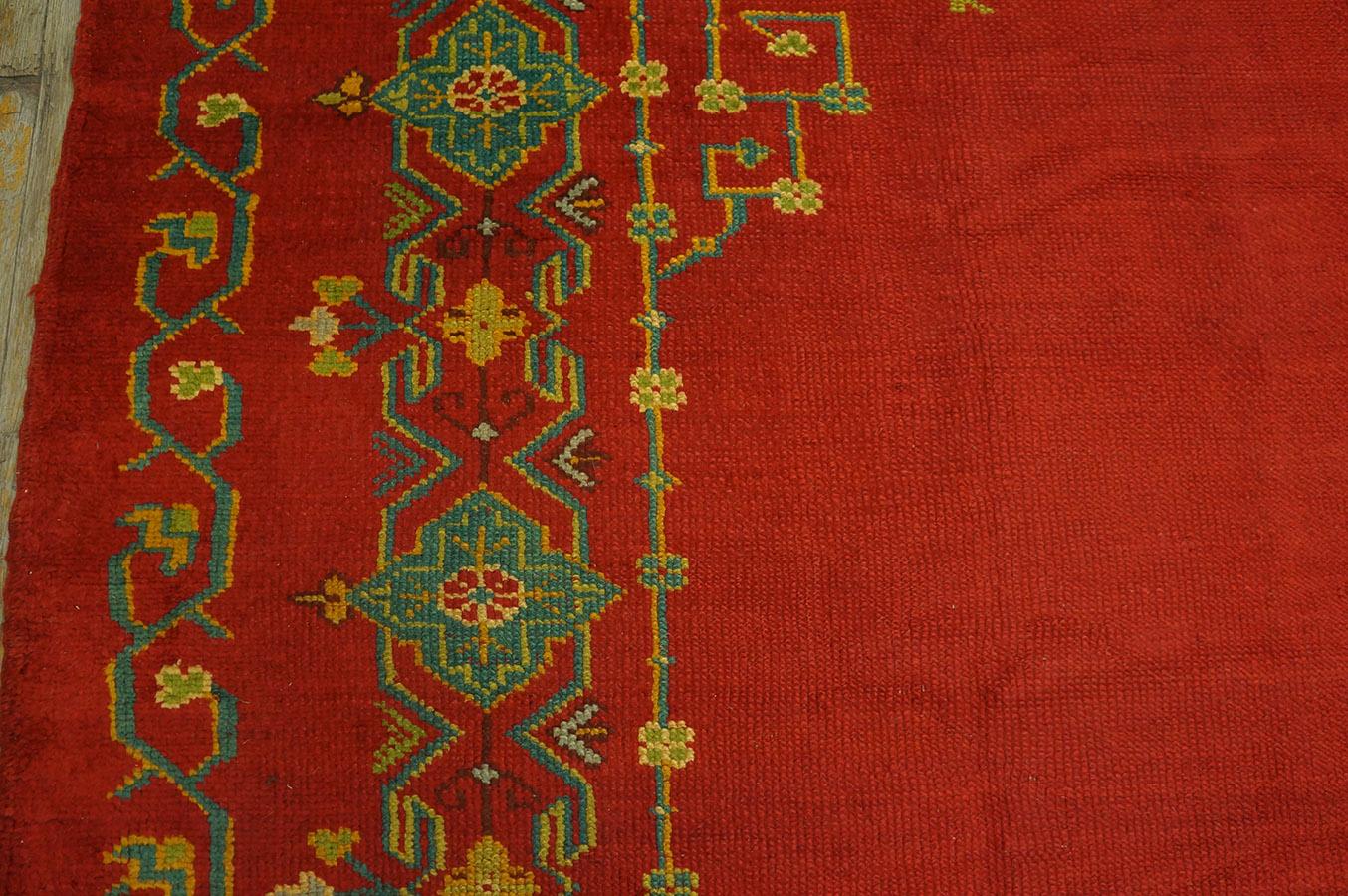 Late 19th Century Turkish Oushak Carpet ( 9'10'' x 13'3'' - 300 x 405 ) For Sale 9