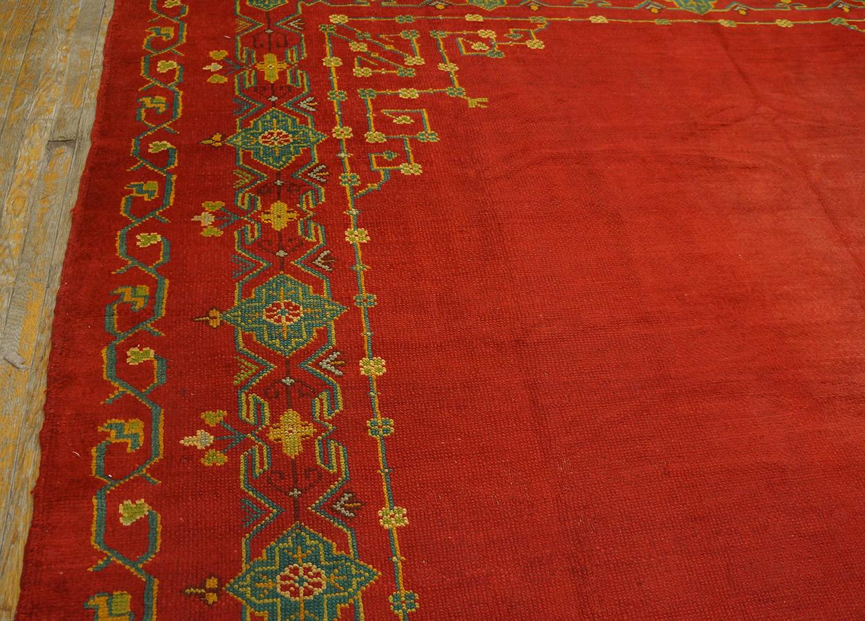 Late 19th Century Turkish Oushak Carpet ( 9'10'' x 13'3'' - 300 x 405 ) For Sale 10