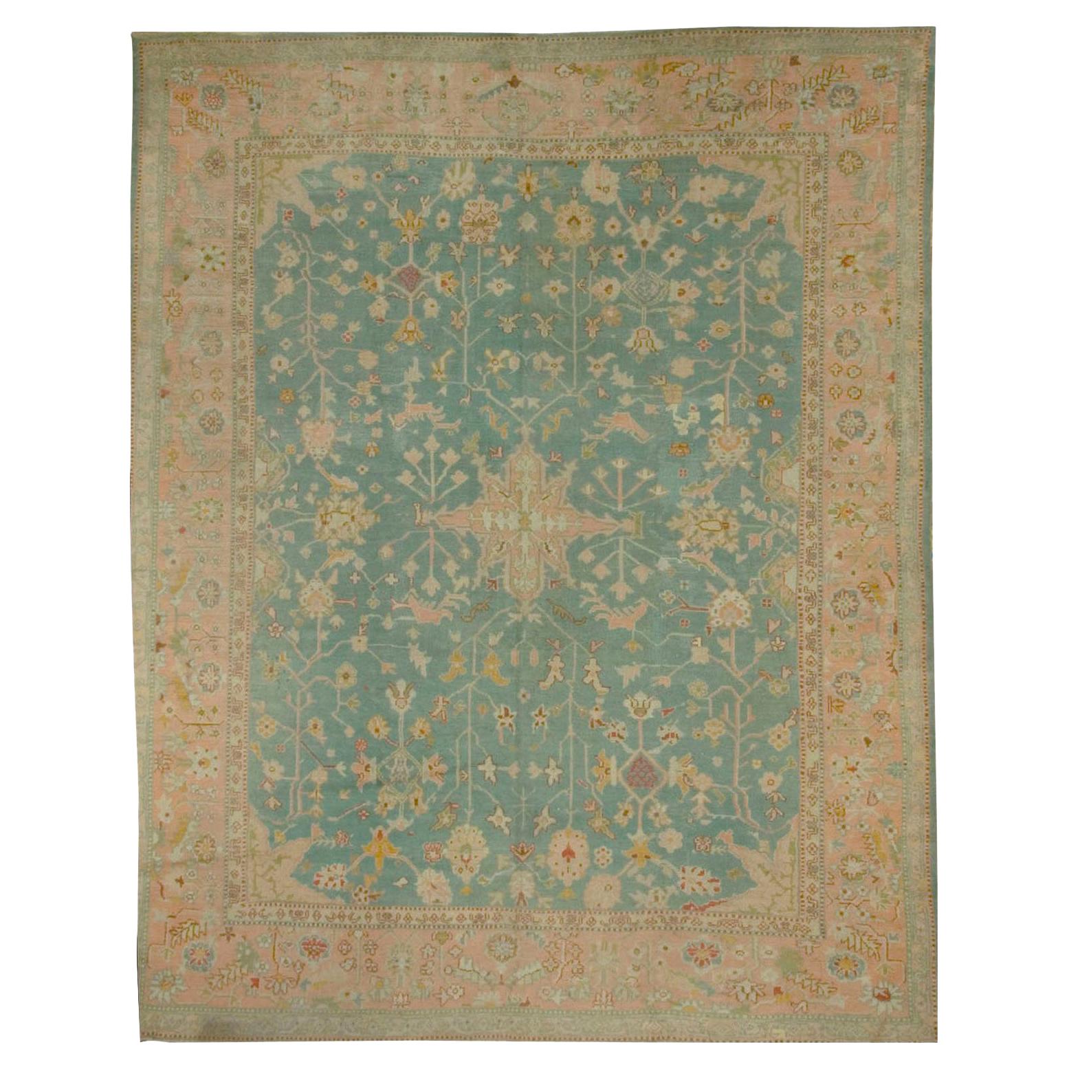 Antique Oushak / Ushak Turkish Rug / Carpet at 1stDibs