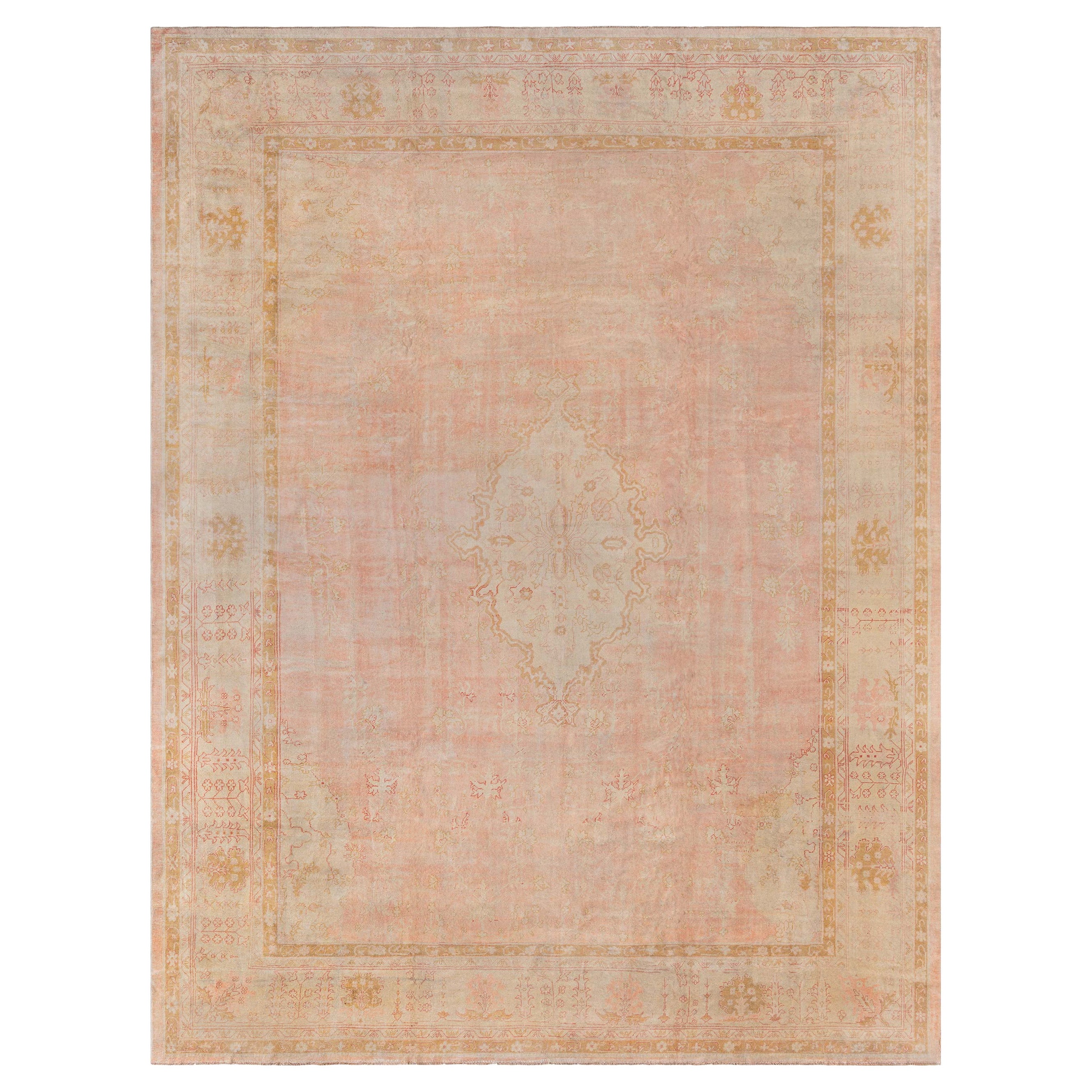 Antique Turkish Oushak Rug Doris Leslie Blau