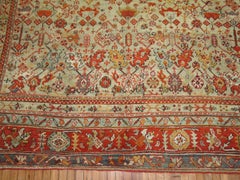 Phenomenaler antiker türkischer Oushak-Teppich