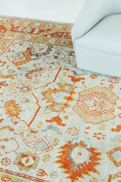 Antique Turkish Oushak Rug