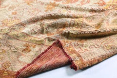 Antique Turkish Oushak Rug