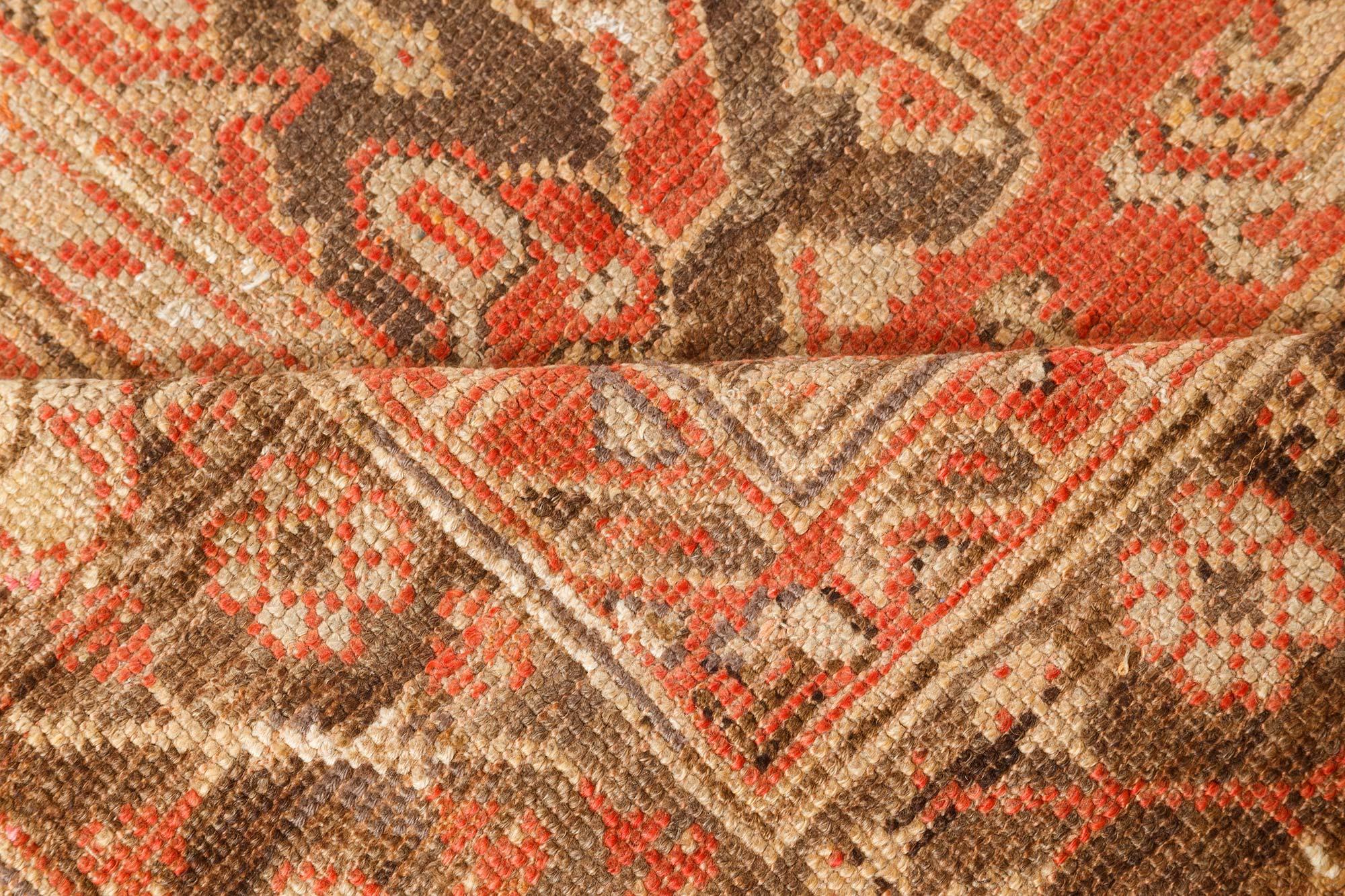Oversized Antique Turkish Oushak Rug 
Size: 16'0