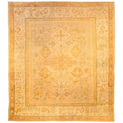 Antique Turkish Oushak Rug