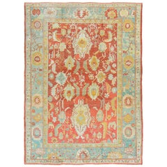 Used Turkish Oushak Rug