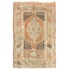 Antique Turkish Oushak Rug