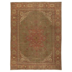 Antique Turkish Oushak Rug