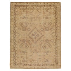 Antiker türkischer Oushak-Teppich