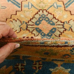 Antique Turkish Oushak Rug in Wool 11' X 16'