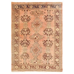 Antiker türkischer Oushak-Teppich aus Wolle 11'0x8'0
