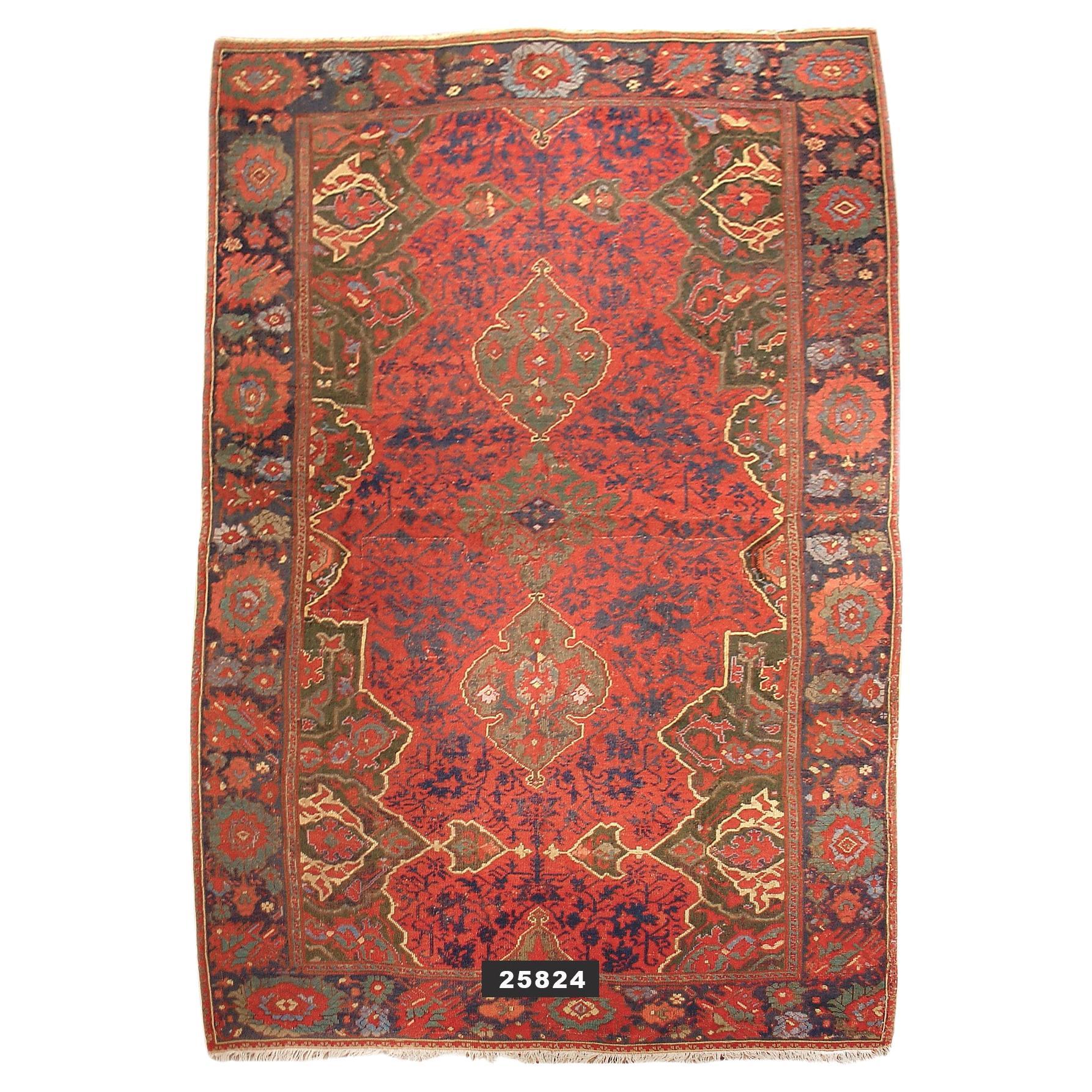 Antique Turkish Oushak Rug, Late 17th Century