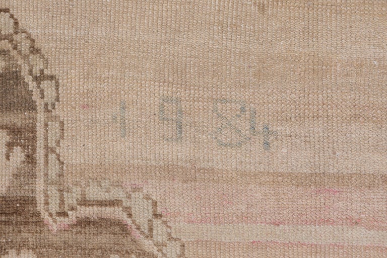 Antique Turkish Oushak Rug, Neutral Palette, circa 1930s For Sale at ...