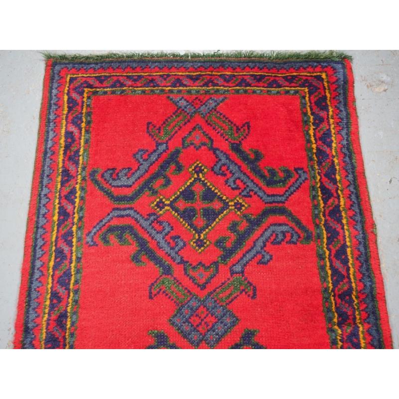 Antiker türkischer Oushak-Teppich in kleiner Größe, traditionelles Design, um 1920 (Türkisch) im Angebot
