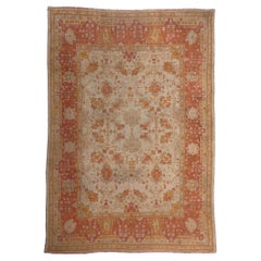 Antique Turkish Oushak Rug, Relaxed Familiarity Meets Understated Elegance