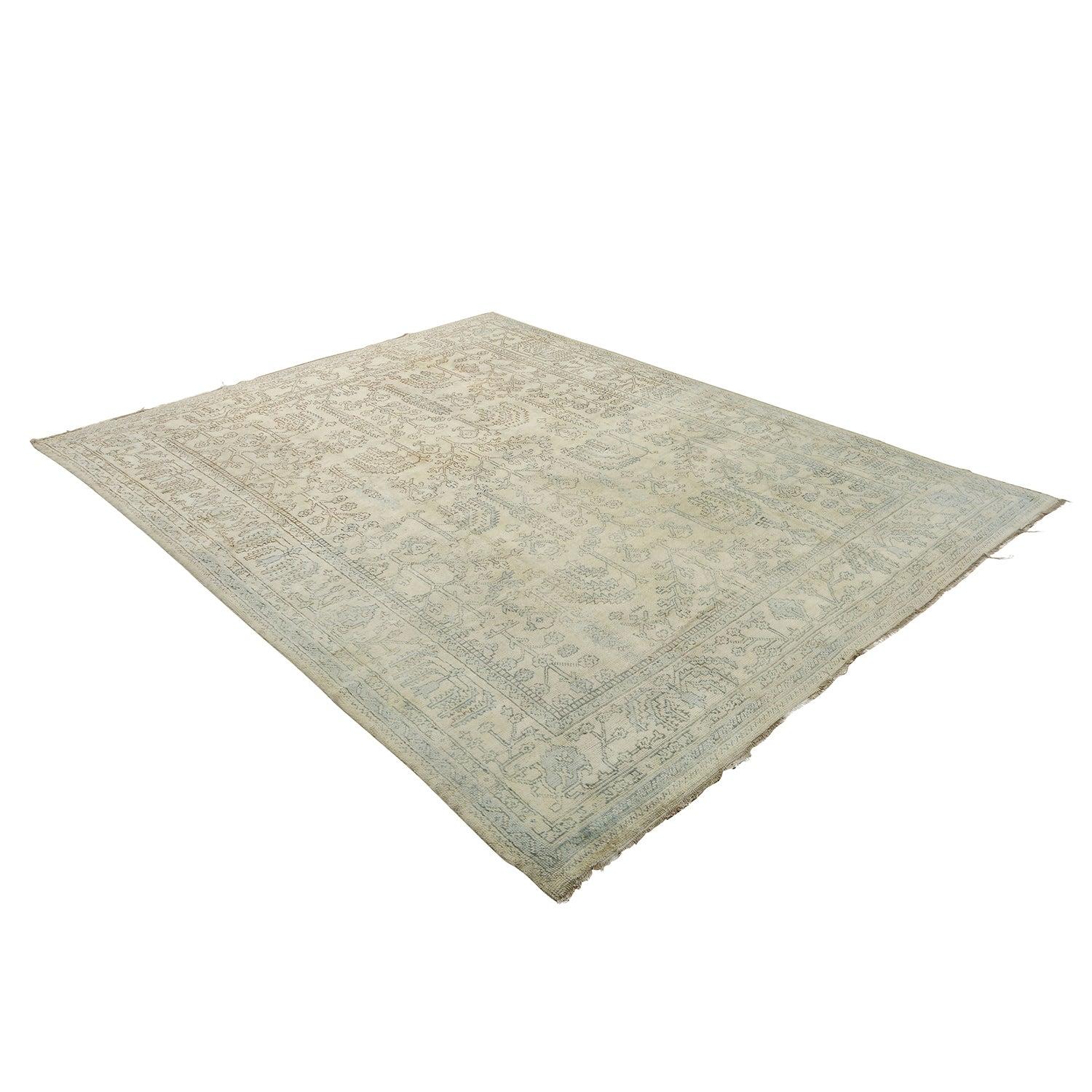 Antiker türkischer Oushak-Teppich - Größe: 11'7 X 9'2 (Türkisch) im Angebot