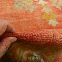 Antique Turkish Oushak Rug - Size: 12'7 X 10'2