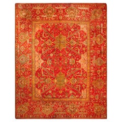 Antiker türkischer Oushak-Teppich. Größe: 16 Fuß 4 Zoll x 20 Fuß