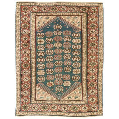 Distressed Antique Turkish Rug with British Colonial Style For Sale at ...