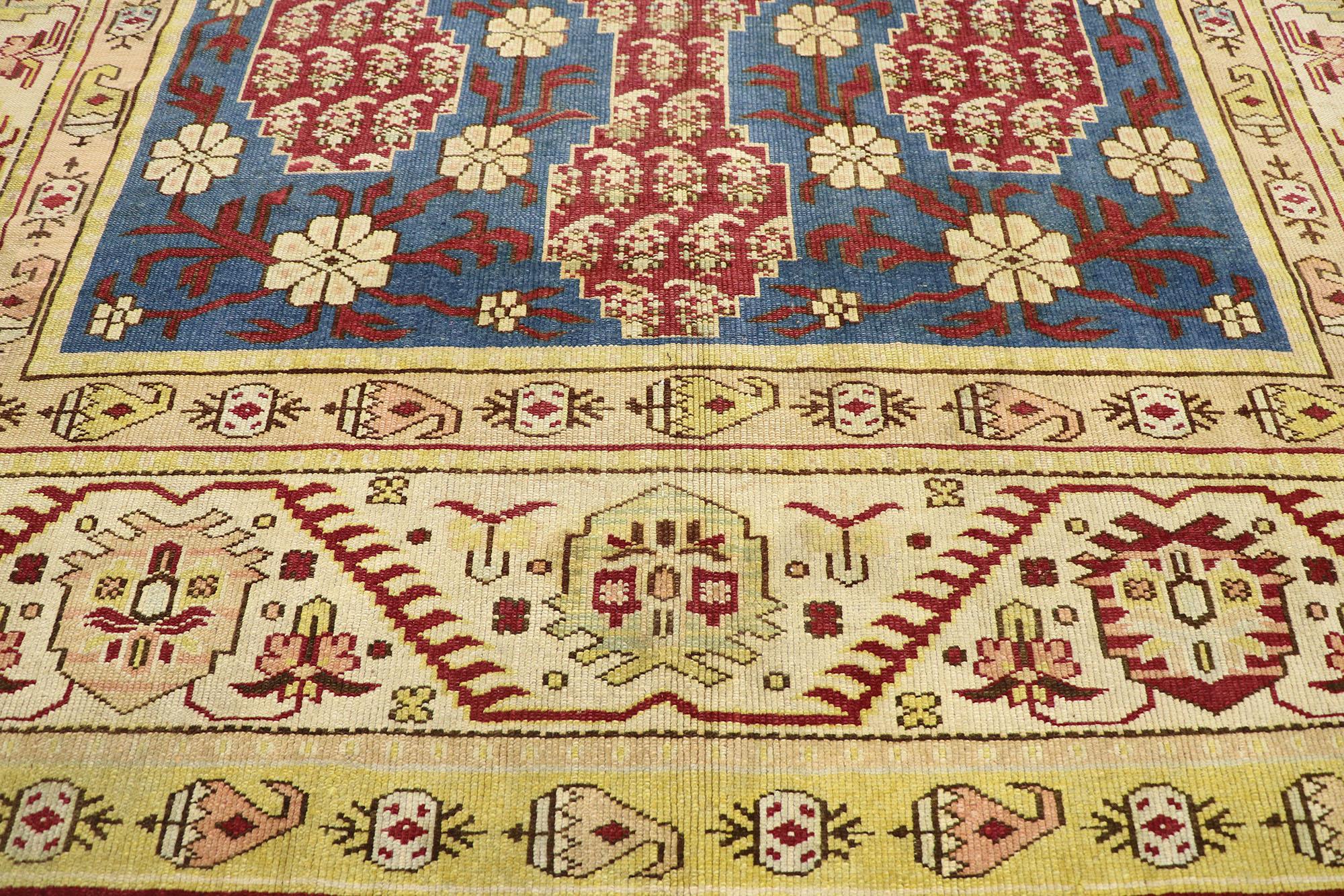Antiker türkischer Oushak-Teppich, 09'05 x 12'11 (Handgeknüpft) im Angebot