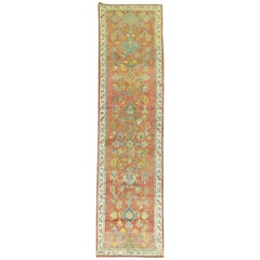 Tapis de couloir turc ancien de type Oushak