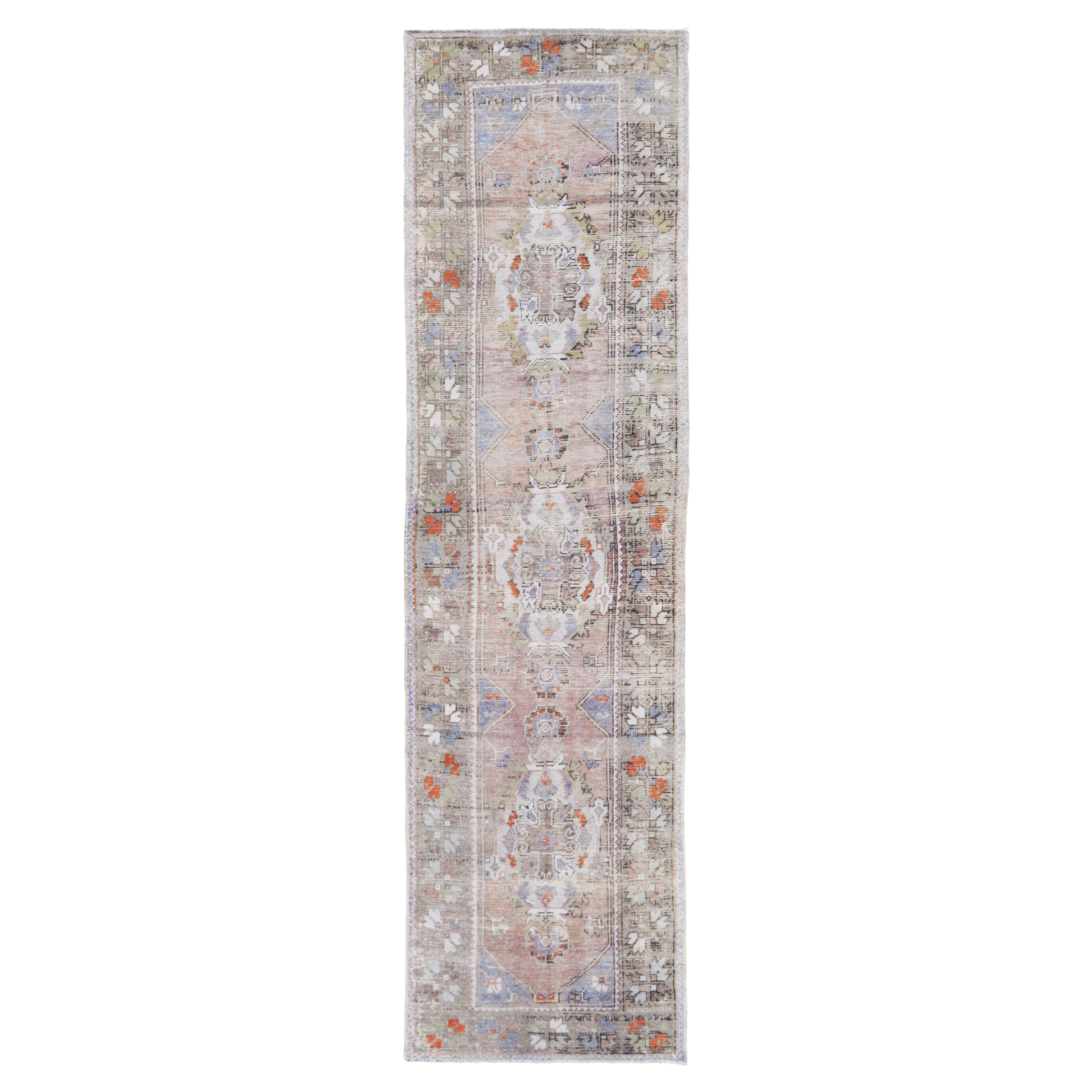 Antique Turkish Oushak Runner