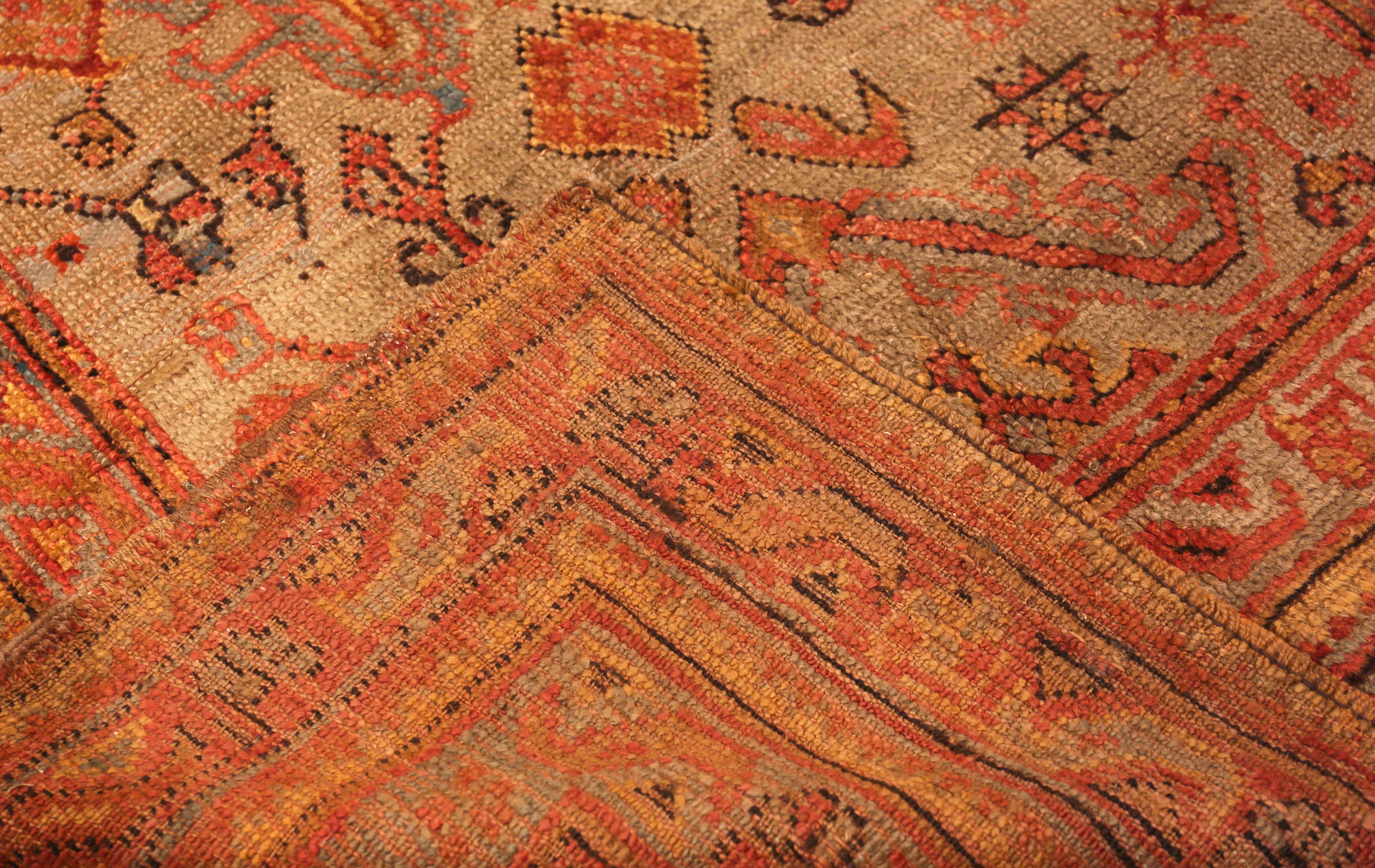 20th Century Antique Turkish Oushak Runner Rug