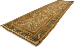 Antique Turkish Oushak Runner, Timeless Beauty Meets Mediterranean Flair