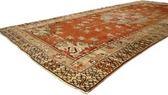 Antique Turkish Oushak Rug, 04'04 x 08'09
