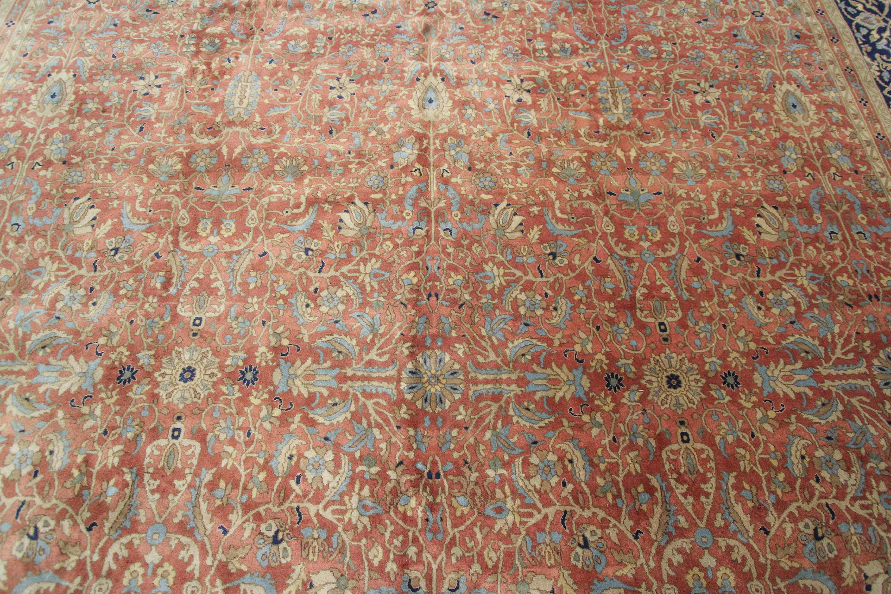 Antiker türkischer Oushak Sivas feiner geometrischer Overall-Teppich 11x16 1900 328cm x 457cm im Angebot 1