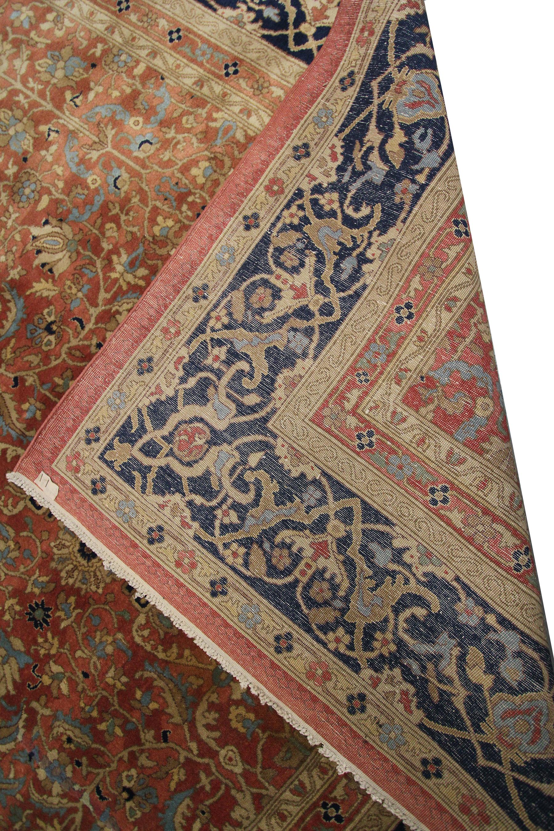 Antiker türkischer Oushak Sivas feiner geometrischer Overall-Teppich 11x16 1900 328cm x 457cm im Angebot 2