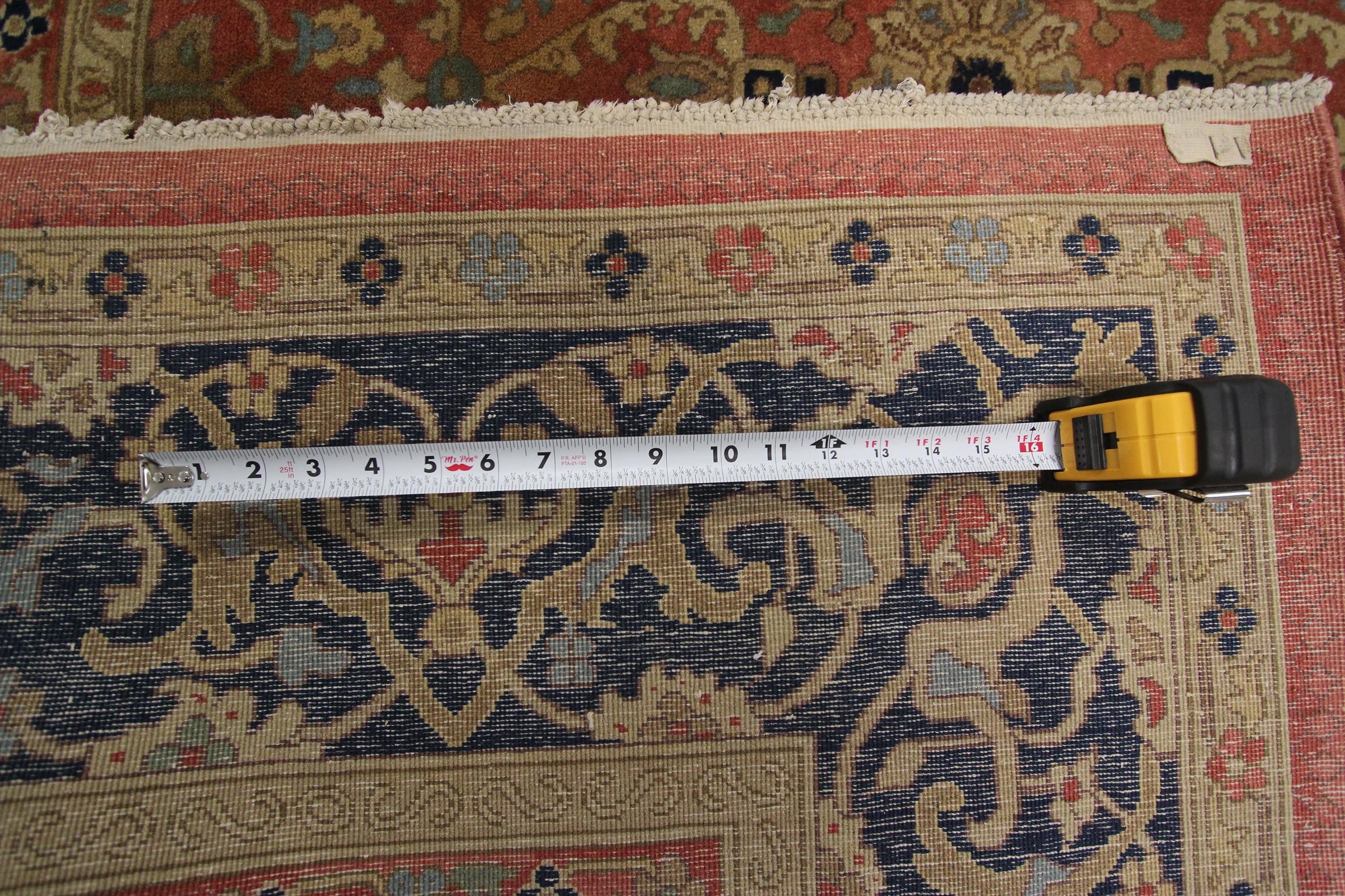Antiker türkischer Oushak Sivas feiner geometrischer Overall-Teppich 11x16 1900 328cm x 457cm im Angebot 3