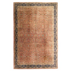 Ancien tapis turc Oushak Sivas finement géométrique, 11 x 16 1900 328 cm x 457 cm