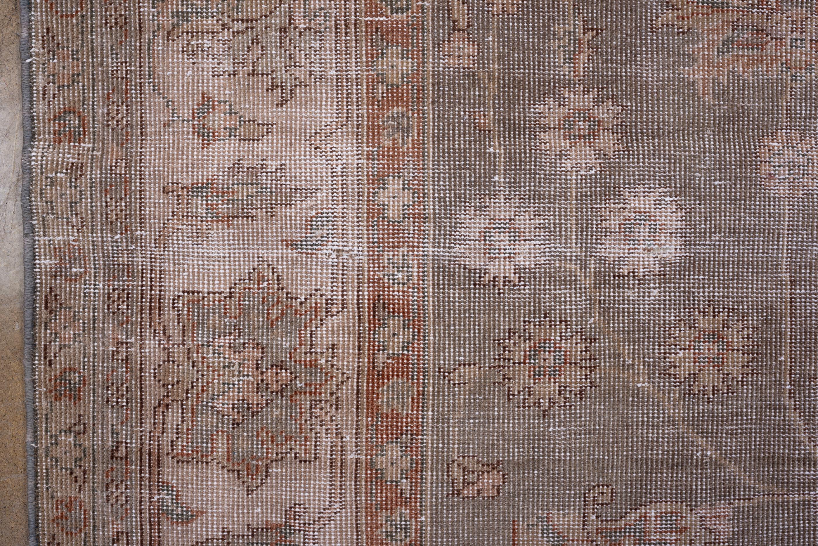 Antico Oushak turco con design a palmette In condizioni buone in vendita a New York, NY