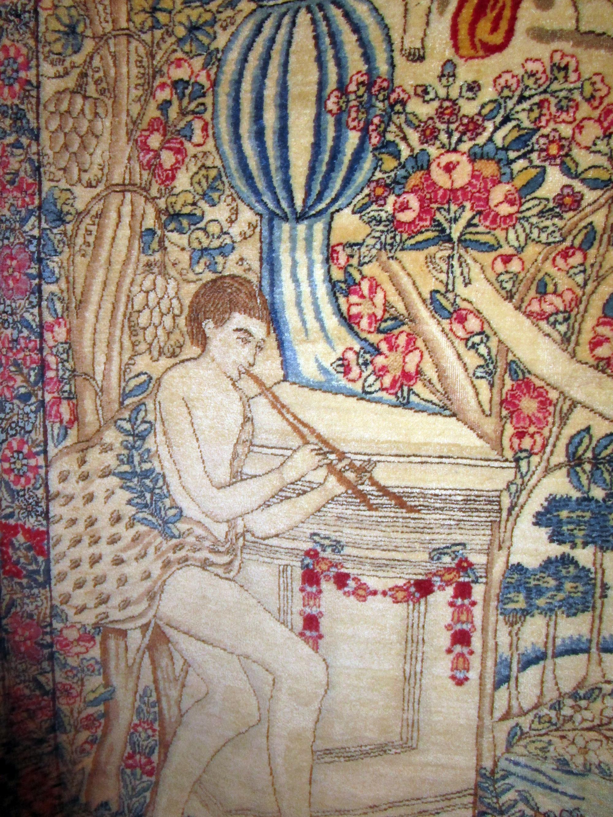 Antiker türkischer malerischer Erinnerungs-Teppich im Angebot 1