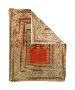 Antique Turkish Prayer 4'6'' x 5'9''