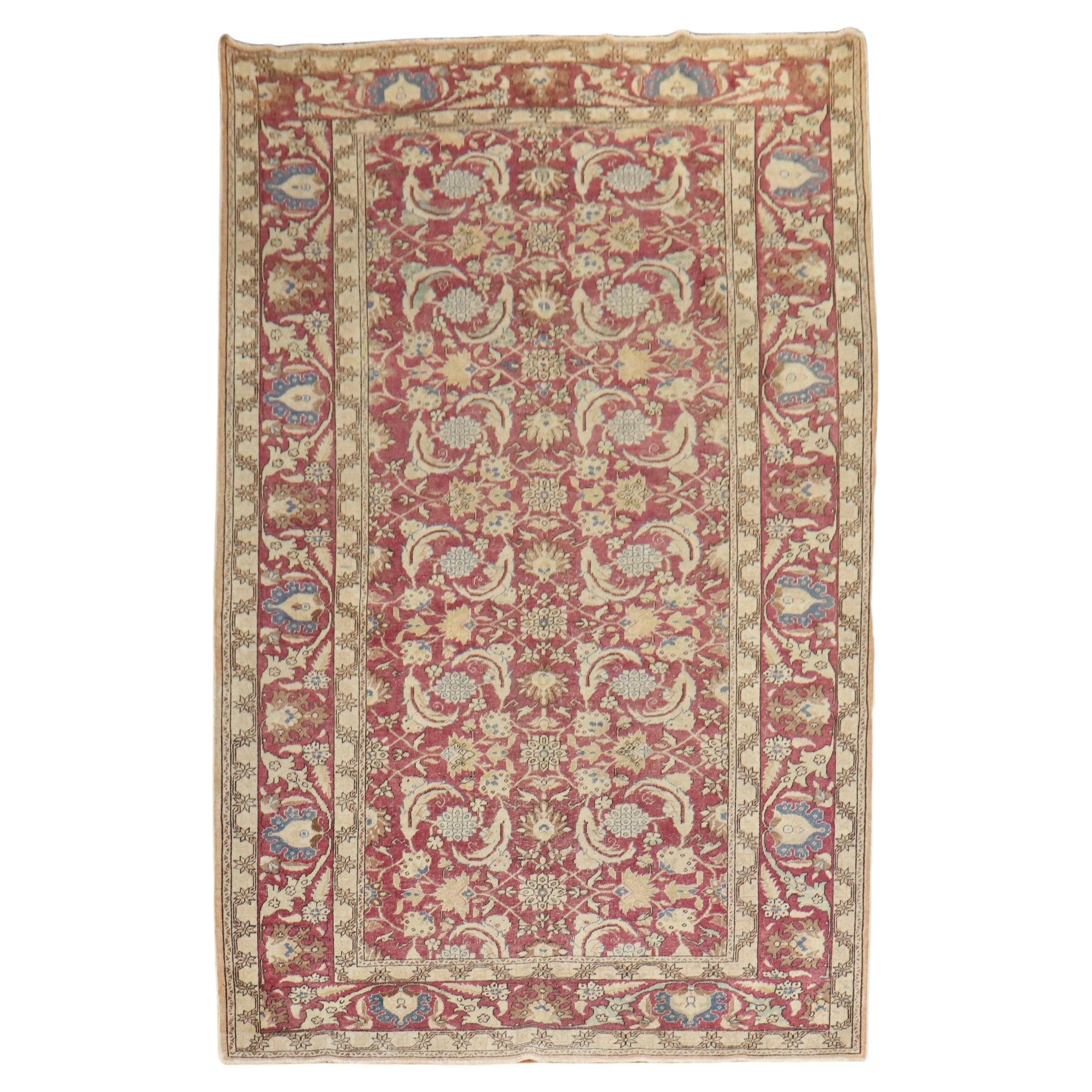 Zabihi Collection Vintage Turkish Room Carpet For Sale