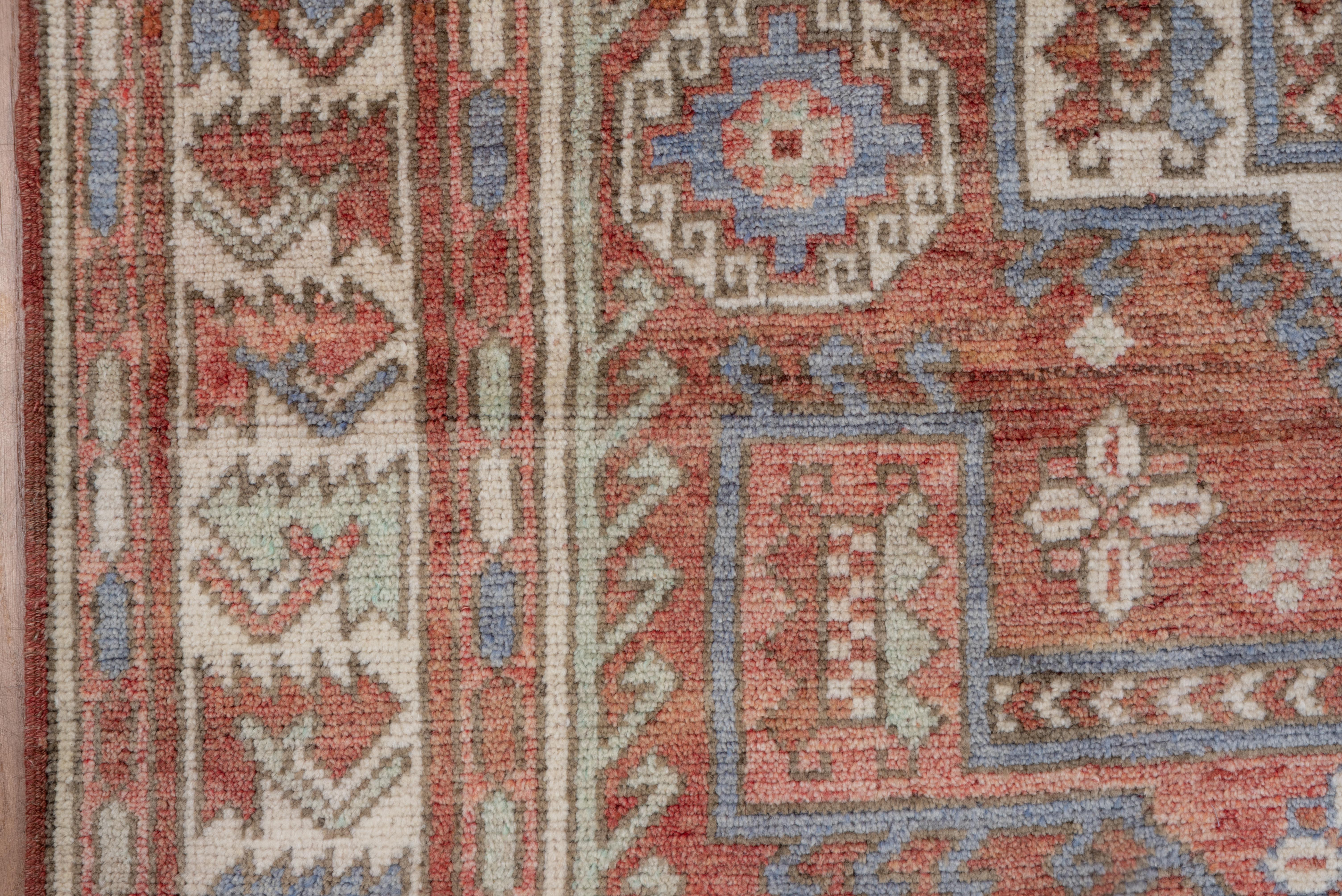 20th Century Antique Turkish Oushak Rug 1950s For Sale