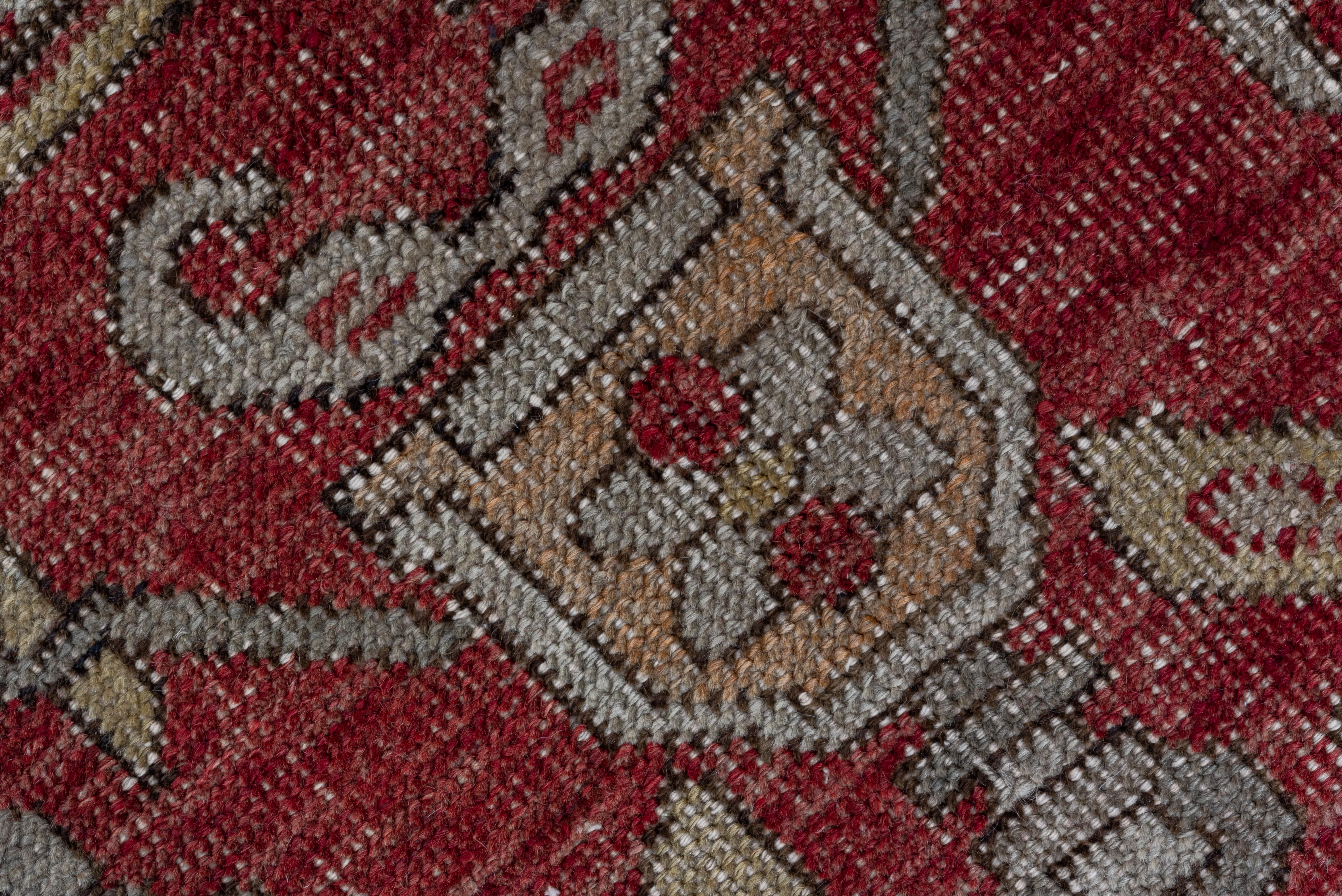 Antiker türkischer Oushak-Teppich (Wolle) im Angebot