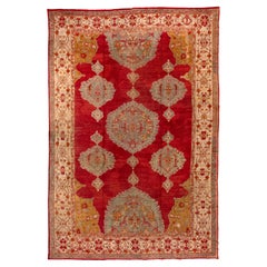 Antique Turkish Rug 1950s