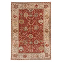 Antique Turkish Oushak Rug