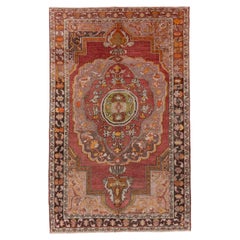 Antiker türkischer Oushak-Teppich